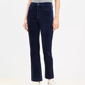 LOFT Modern Straight Dark Blue Corduroy Pants Size 26/2